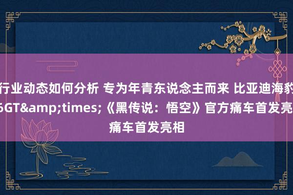 行业动态如何分析 专为年青东说念主而来 比亚迪海豹06GT&times;《黑传说：悟空》官方痛车首发亮相