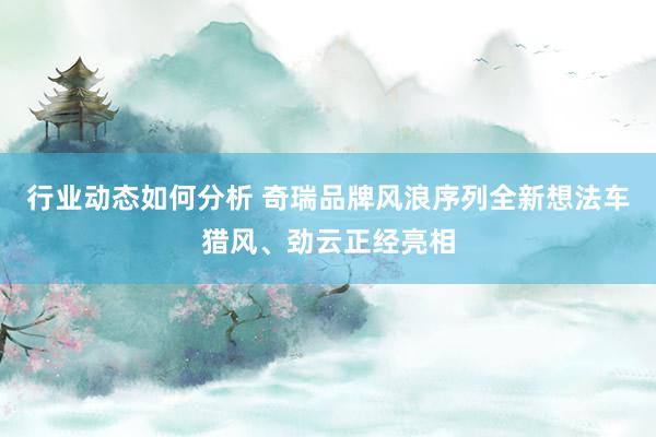 行业动态如何分析 奇瑞品牌风浪序列全新想法车猎风、劲云正经亮相