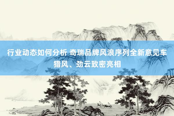 行业动态如何分析 奇瑞品牌风浪序列全新意见车猎风、劲云致密亮相